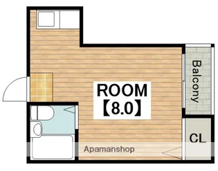 グレースガーデンⅡ【405号室】の間取り