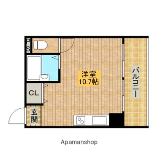富岡ビル【5階】の間取り