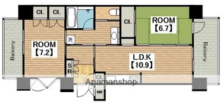エイジングコート堺東【308号室】の間取り