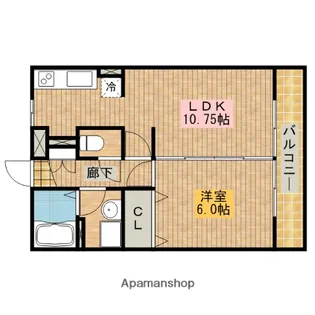 グランシャリオⅡ棟【2階】の間取り