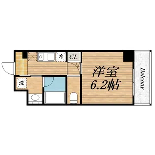 1Kの間取り画像