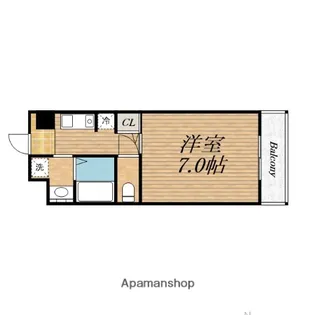 1Kの間取り画像