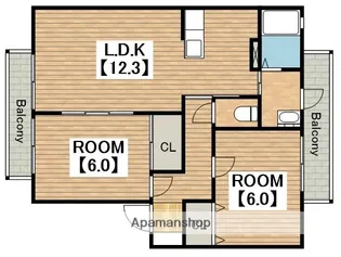 グランレーミオ【2階】の間取り