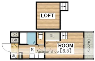 オクト白鷺【2階】の間取り