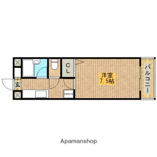 IBC中百舌鳥【2階】の間取り