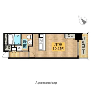 TKアンバーコート大町【9階】の間取り