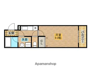 ドミール・アオイ【2階】の間取り