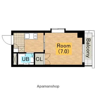 ベルロッソ【306号室】の間取り