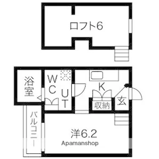 LEA HARE【2階】の間取り