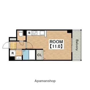 アリオーラ中百舌鳥【805号室】の間取り