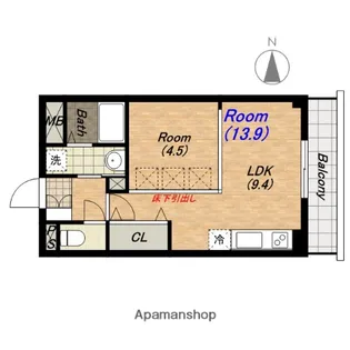 サンフォレスト成和【3階】の間取り