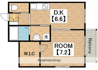 フェリシアパレス堺【3階】の間取り