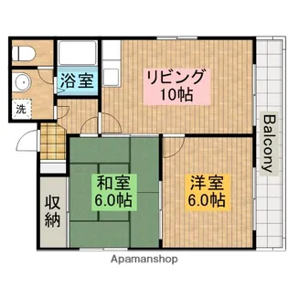グレースアン【301号室】の間取り