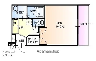 仁徳夕雲町1番館【1階】の間取り