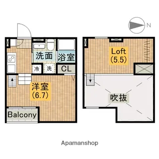 ESTRELLA堺【2階】の間取り