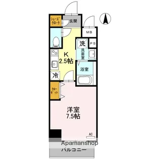 プリメーロ66【302号室】の間取り