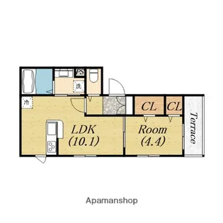 リッシュ・クレール【301号室】の間取り