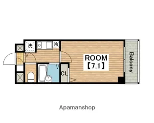 ヴィーブル三国ヶ丘【302号室】の間取り
