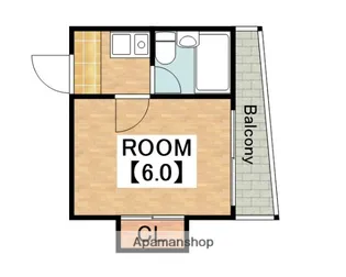 ハイム上高地7番館【203号室】の間取り