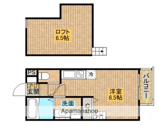 スリーパアダ【2階】の間取り