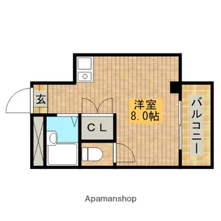 フローレンス司【4階】の間取り