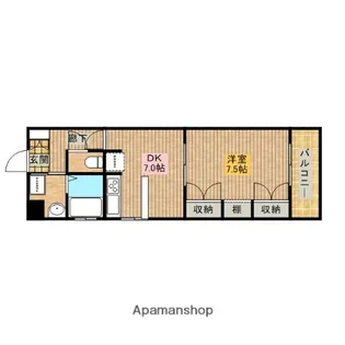 KAISEI堺【3階】の間取り