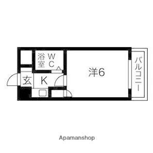プレアール堺東【401号室】の間取り