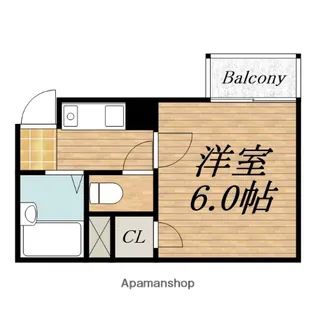 ラピート堺【13053号室】の間取り