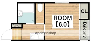 ラピート堺【302号室】の間取り