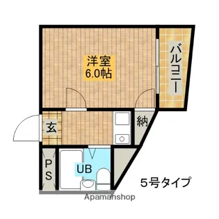 セブンロード【305.号室】の間取り