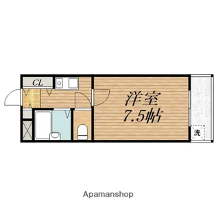宿院ピアⅡ【408号室】の間取り