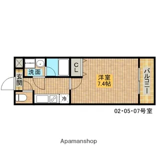 フジパレス愛泉【303.号室】の間取り