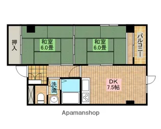 グレースサカイ【2階】の間取り