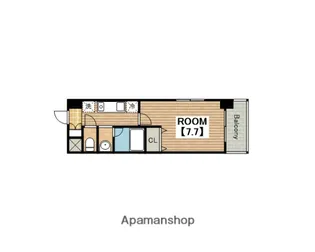 PISOFUENTE しののめ【202号室】の間取り