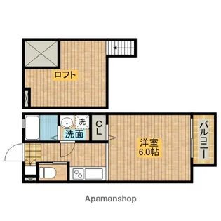 ヒルズ東雲B棟【2階】の間取り