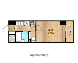 ボン・シェール堺【512号室】の間取り