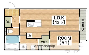 シエロ グランデ【205号室】の間取り