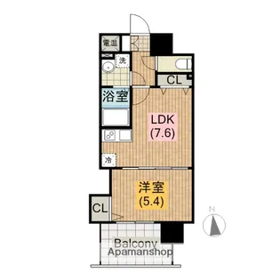 KMレジデンス堺東駅前【402号室】の間取り