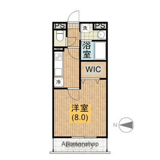 アンプルールフェール堺東【306号室】の間取り