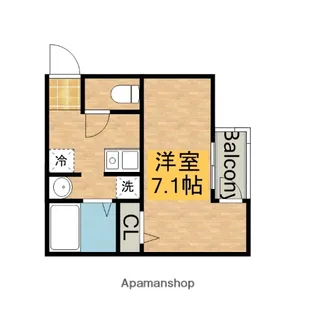エム・ステージ香ヶ丘【1階】の間取り