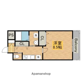 サン・セレーノ堺東【2階】の間取り