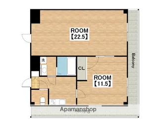 グレイス堺【10階】の間取り