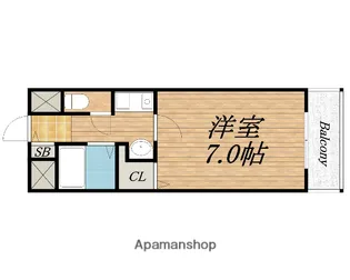 大阪府堺市北区百舌鳥梅北町1丁【マンション】の間取り