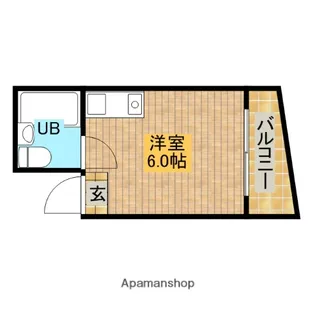 ビッグウエスト海山【5階】の間取り