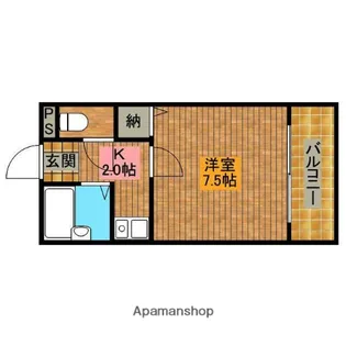 コスモ【3階】の間取り