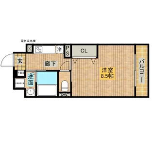 フィオレ・レジデンス出島海岸通【2階】の間取り