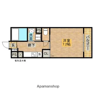 フィオレ・レジデンス出島海岸通【501号室】の間取り
