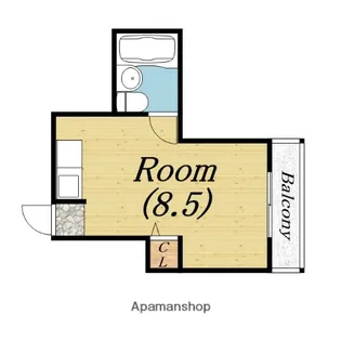 ロイヤルコート1番館【2階】の間取り