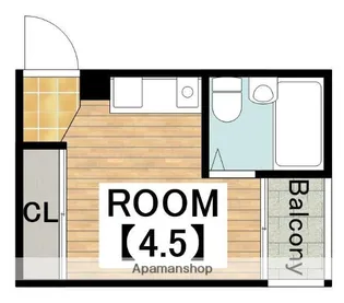シティライフ堺東【4階】の間取り