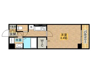 POLAR STONE【105号室号室】の間取り